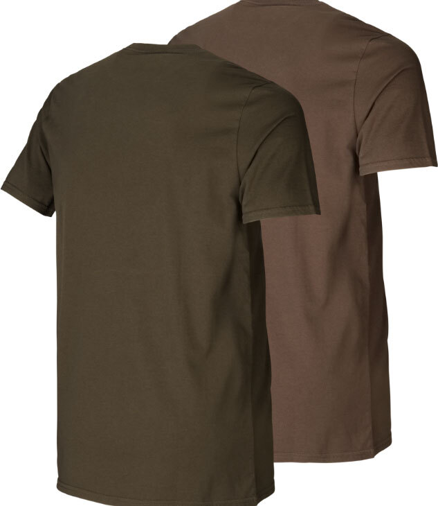 Набір футболок Harkila Graphic (Willow green/Slate brown) Фото 2